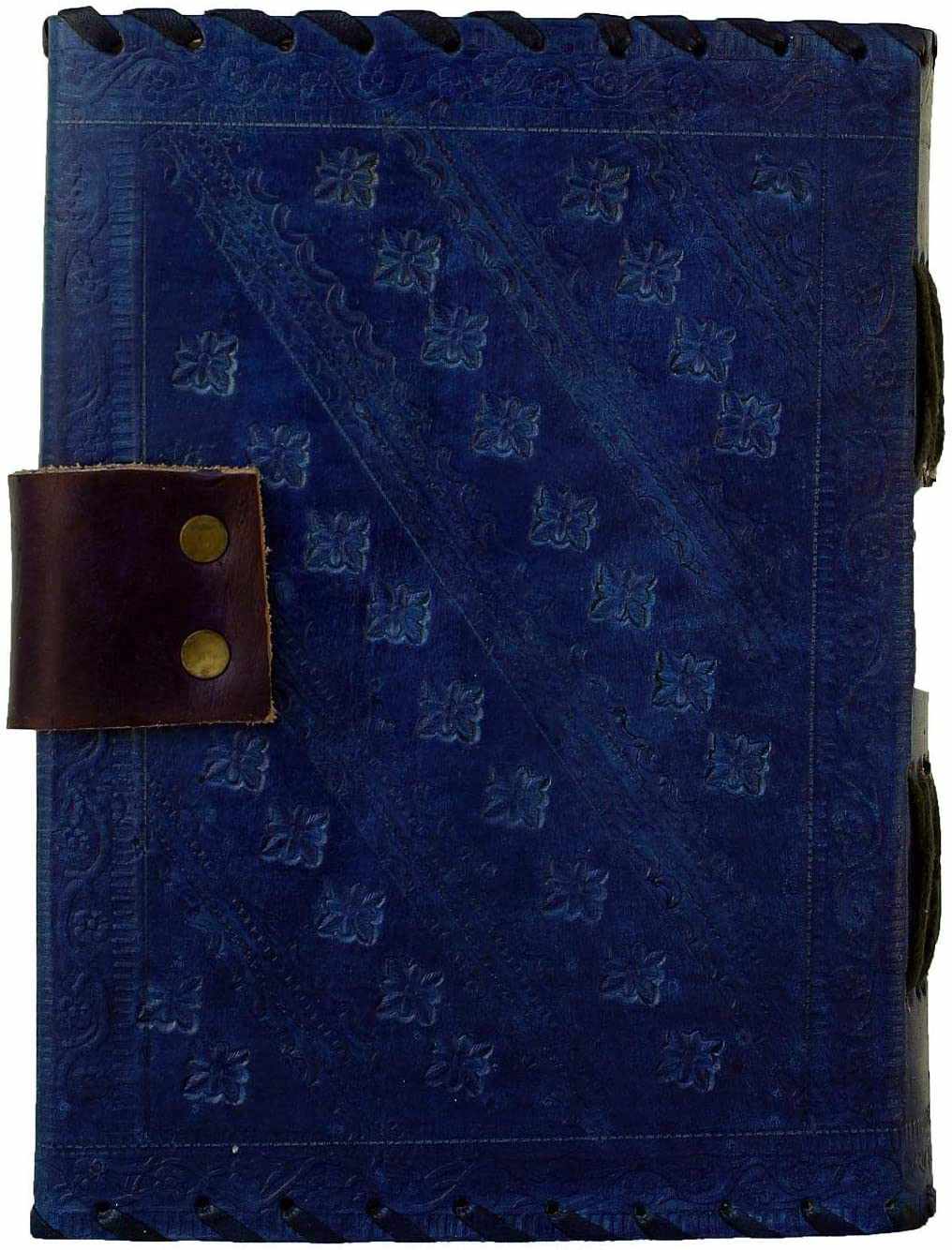 Tuzech Leather Travel Writing Journal Handmade -Leather Diary Vintage Unique for Men Women Kids | Used in Home School Office 7 Inches-Tuzech store