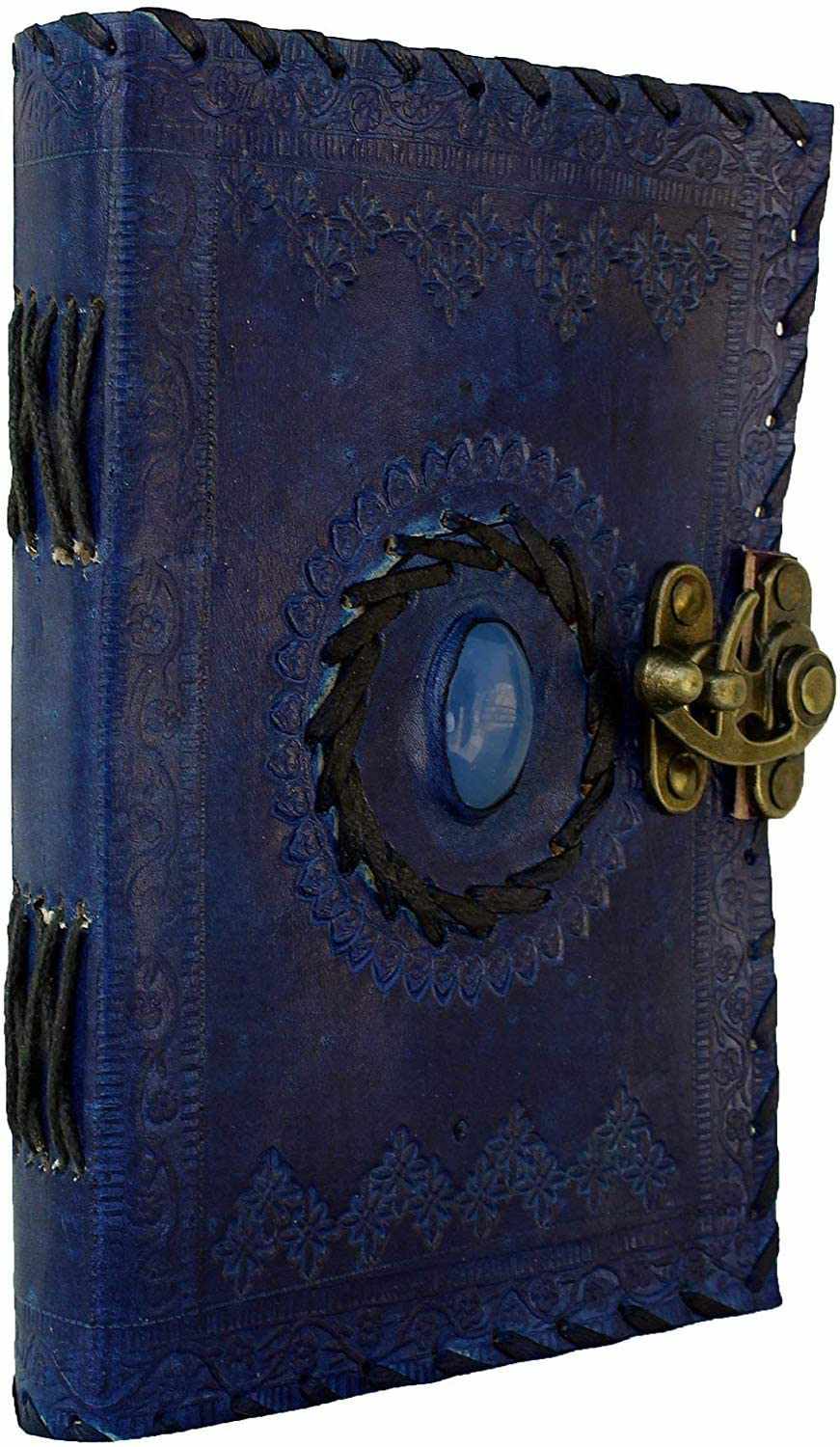 Tuzech Leather Travel Writing Journal Handmade -Leather Diary Vintage Unique for Men Women Kids | Used in Home School Office 7 Inches-Tuzech store