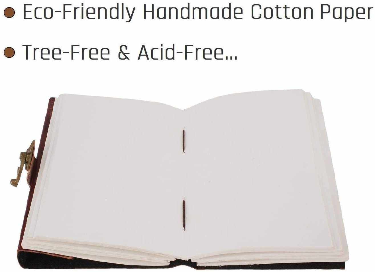 Tuzech Leather Travel Writing Journal Handmade -Leather Diary Vintage Unique for Men Women Kids | Used in Home School Office 7 Inches-Tuzech store
