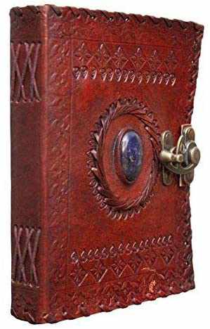 Tuzech Leather Travel Writing Journal Handmade -Leather Diary Vintage Unique for Men Women Kids | Used in Home School Office 7 Inches-Tuzech store