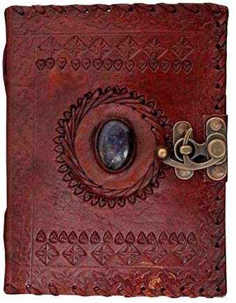 Tuzech Leather Travel Writing Journal Handmade -Leather Diary Vintage Unique for Men Women Kids | Used in Home School Office 7 Inches-Tuzech store