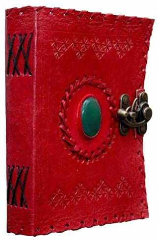 Tuzech Leather Travel Writing Journal Handmade -Leather Diary Vintage Unique for Men Women Kids | Used in Home School Office 7 Inches-Tuzech store