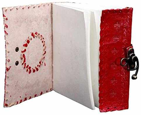 Tuzech Leather Travel Writing Journal Handmade -Leather Diary Vintage Unique for Men Women Kids | Used in Home School Office 7 Inches-Tuzech store
