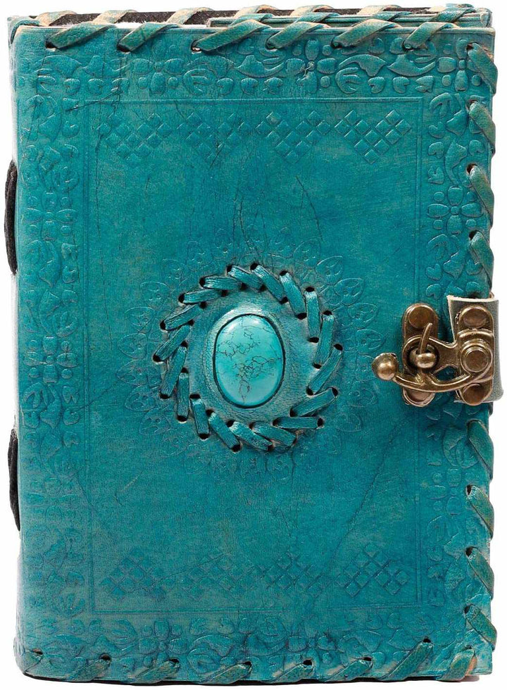 Tuzech Leather Travel Writing Journal Handmade -Leather Diary Vintage Unique for Men Women Kids | Used in Home School Office 7 Inches-Tuzech store