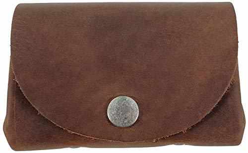 Tuzech Leather Vintage Money Case Bag Snap On Pouch Wallet Change Holder & Card Organizer Accessories, Handmade-Tuzech store