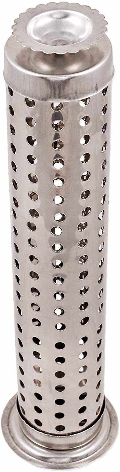 Tuzech Steel King Size Sage Long Incense Holder Natural Assorted Home Useful Agarbatti Stand with Ash Catcher best for Diwali Pooja Celebration Gift-Tuzech store